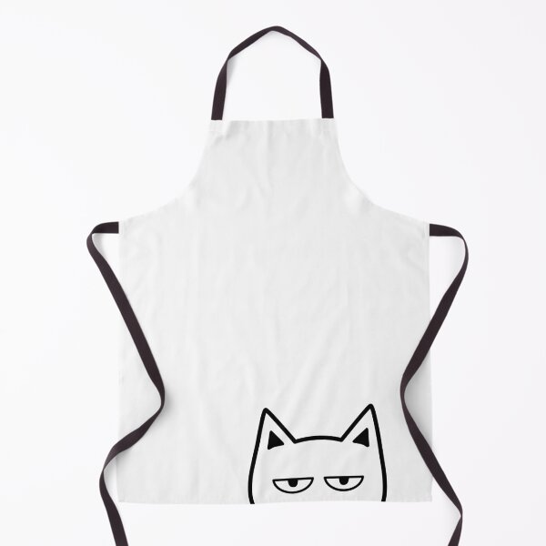 Item preview, Annoyed White Cat designed and sold by BetweenTwoPages.
