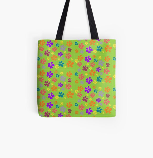 Small Tote Bag made from Tiger Print Fabric in Brown or Pink Rockabilly Punk 80s 90s Y2k