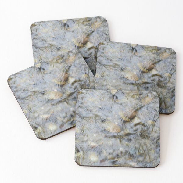 Item preview, Water running over a creek bed of stones. designed and sold by EAnneH.