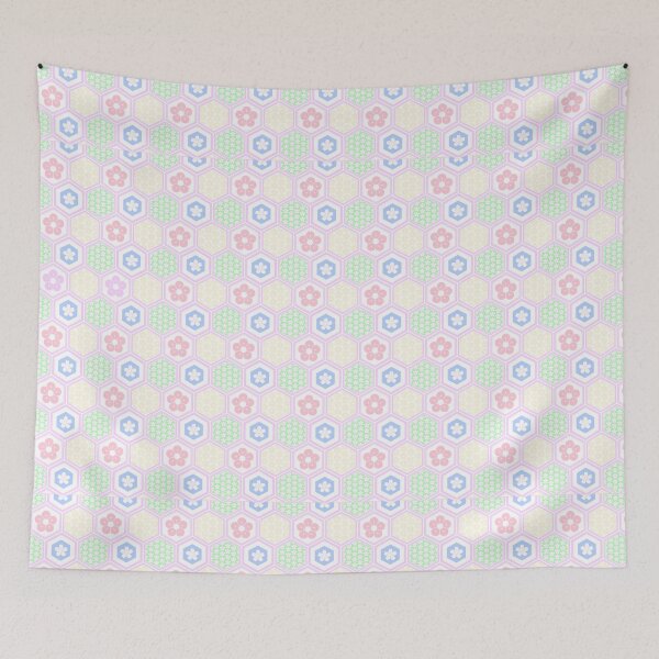 Item preview, Pastel Rainbow Japanese Pattern designed and sold by Vexic929.