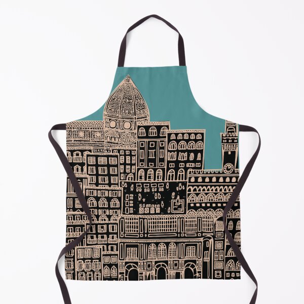 Item preview, Line Drawing of Florence in Black and Blue designed and sold by Camilla Creations.