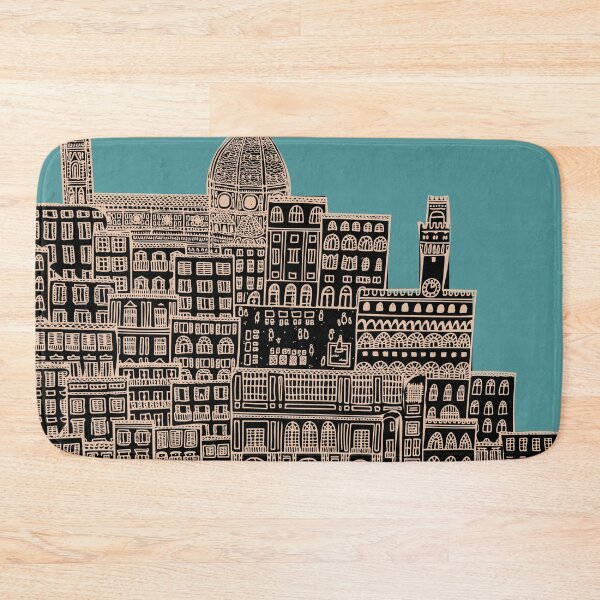 Item preview, Line Drawing of Florence in Black and Blue designed and sold by Camilla Creations.