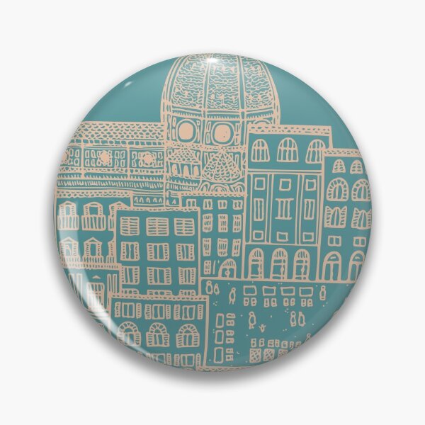Item preview, Line Drawing of Florence in Blue designed and sold by Camilla Creations.