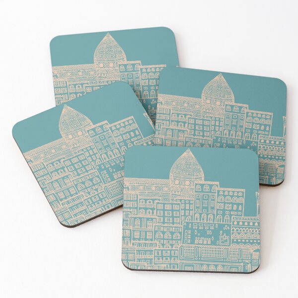 Item preview, Line Drawing of Florence in Blue designed and sold by Camilla Creations.