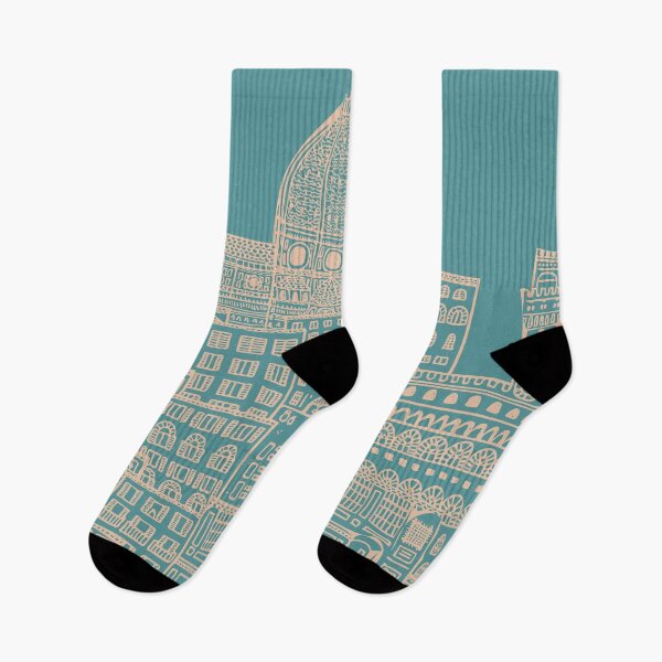 Item preview, Line Drawing of Florence in Blue designed and sold by Camilla Creations.