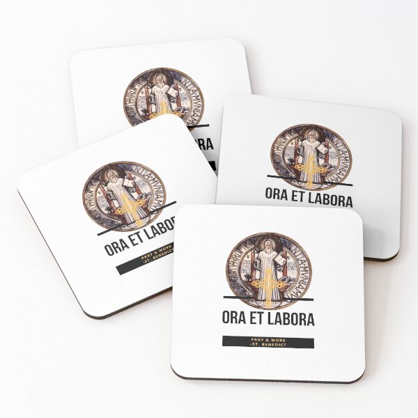 Item preview, St. Benedict pray for us ora et labora designed and sold by Georgeleo.