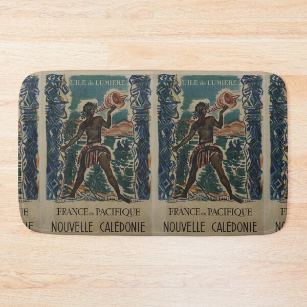 Artikelvorschau, Nouvelle Caledonie vintage travel poster entworfen und verkauft von stickart-marek.