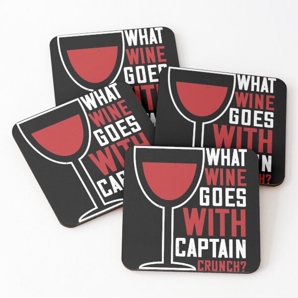 Item preview, What Wine Goes With Captain Crunch designed and sold by GoodVibeDesign.