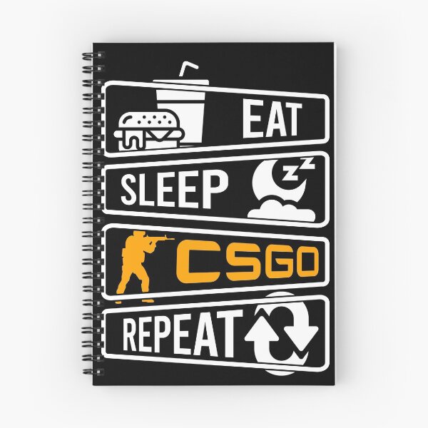 Item preview, Eat Sleep CSGO Repeat designed and sold by Erick Navarro.