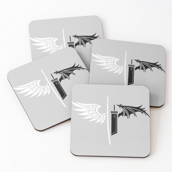 Item preview, Final Fantasy VII - One Winged Angels on dark designed and sold by littlebearart.