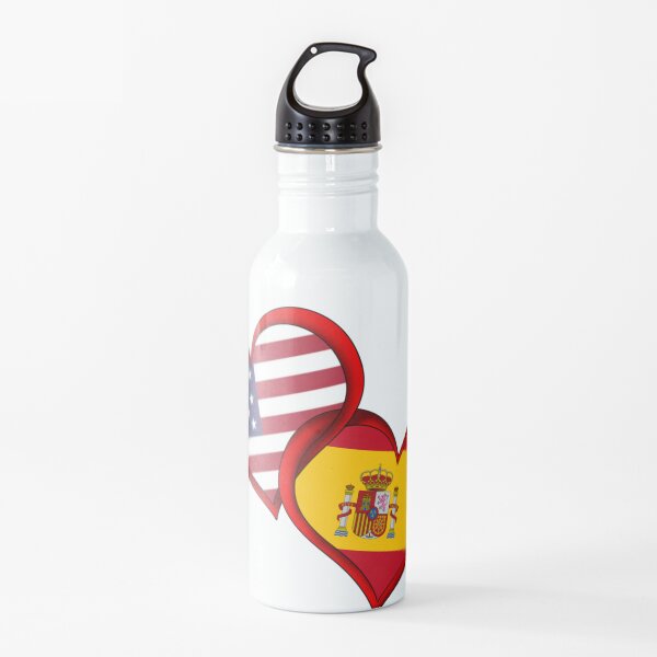 EE. UU. / Amor de España Botella de agua