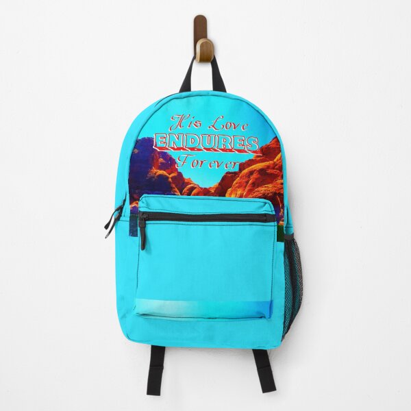 Item preview, Lake Powell Mountains (With Text) His Love Endures Forever designed and sold by IgniteWithin.