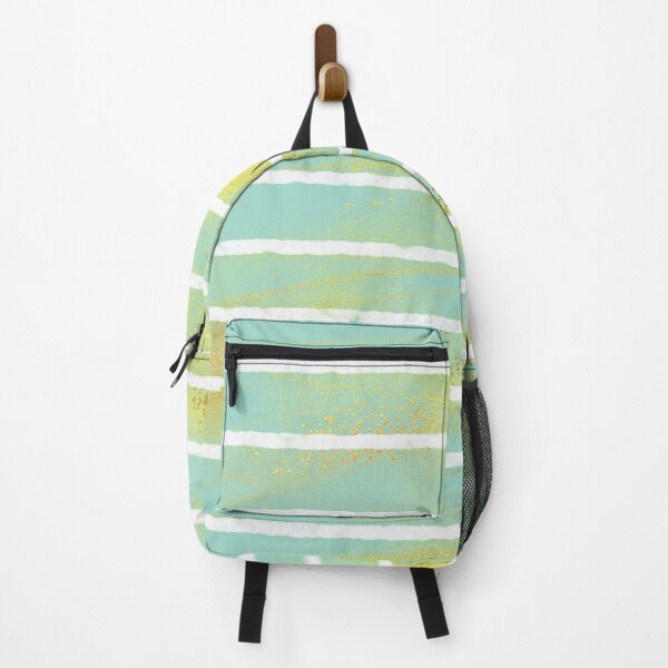 Item preview, Mint, Gold, & Stripes designed and sold by PrettySimple Graphic Design.