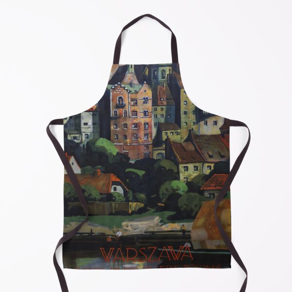 Item preview, Warszawa vintage travel poster designed and sold by stickart-marek.