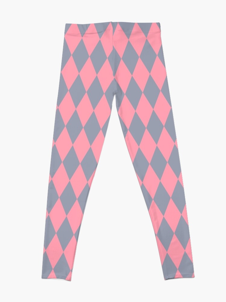 Argyle/Diamond Pink Leggings for Women for sale