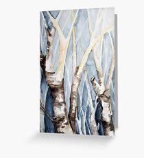 Dreaming Birch Trees Greeting Card
