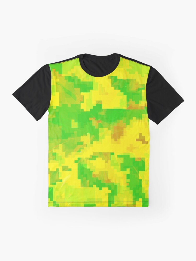 "Camouflage Pattern Neon Fluorescent Green" Tshirt for Sale by
