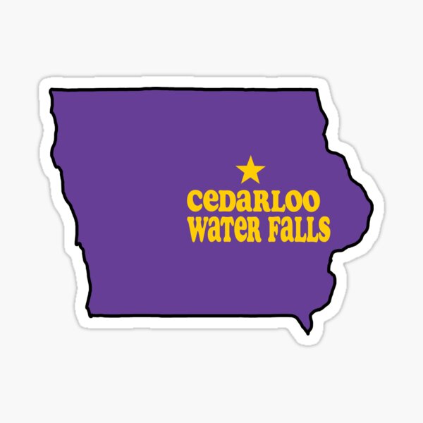 iowa fucking city Sticker