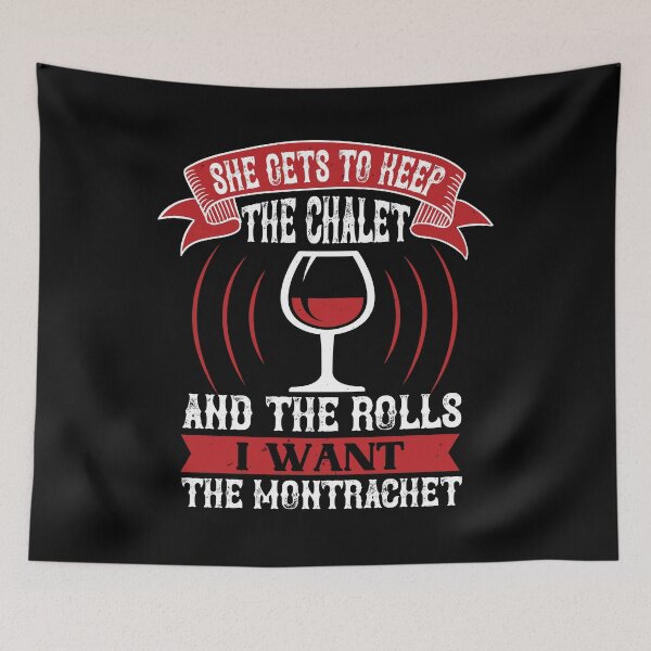 Item preview, She Gets To Keep The Chalet And The Rolls  designed and sold by GoodVibeDesign.