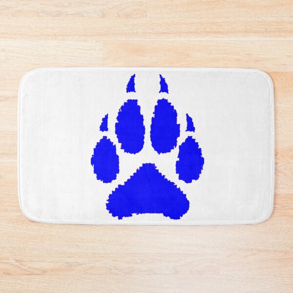 Item preview, blue tessellated paw  designed and sold by Kanandume.