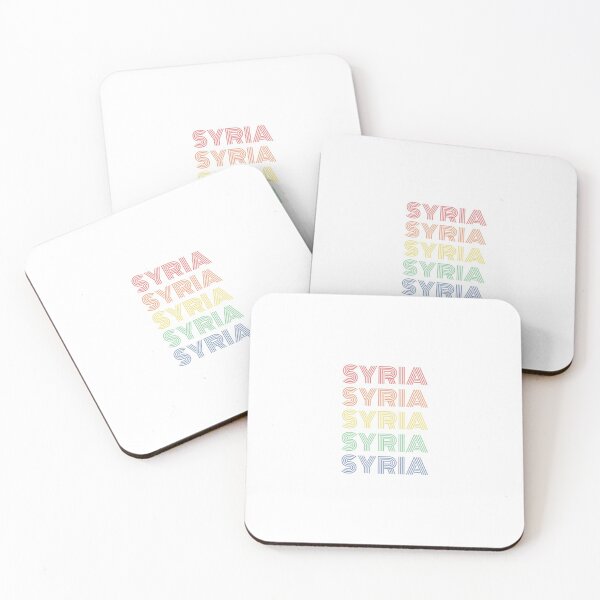 Item preview, Syria in Rainbow with a Stylish Design designed and sold by ArabCorner.