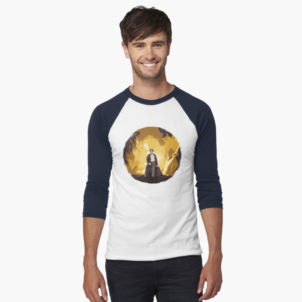 Item preview, Baseball ¾ Sleeve T-Shirt designed and sold by polliadesign.