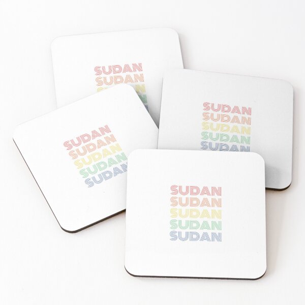 Item preview, Sudan in Rainbow with a Stylish Design designed and sold by ArabCorner.