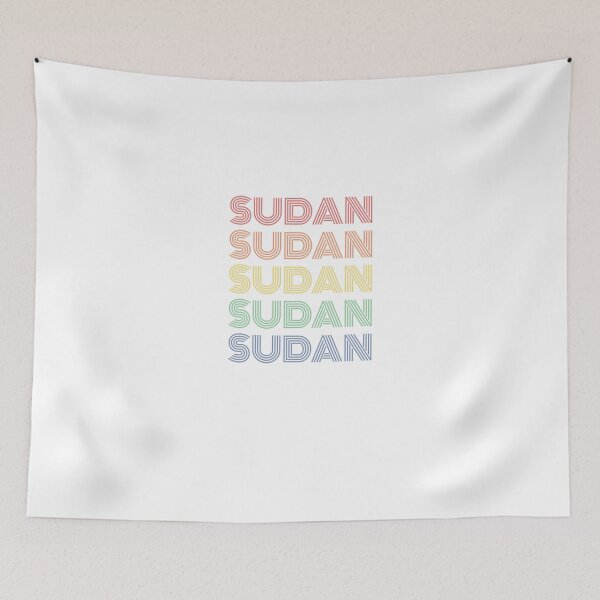Item preview, Sudan in Rainbow with a Stylish Design designed and sold by ArabCorner.