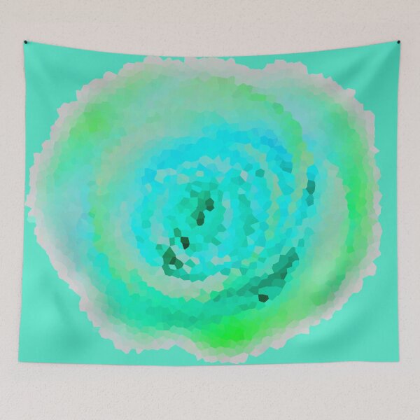 Item preview, Pretty Rose - Florescent Teal and Lime - Pix-elate designed and sold by IgniteWithin.