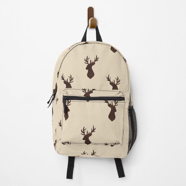 Item preview, Brown Stag Head Pattern designed and sold by DirtyAngelFace Shop.