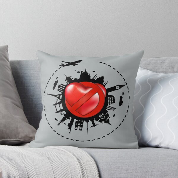 Aperçu de l'œuvre Attrapez des vols, pas des sentiments, lumière de cœur de la Saint-Valentin créée et vendue par MOAZTees.