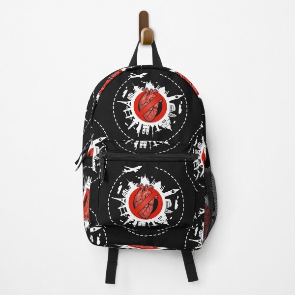 Item preview, Catch Flights Not Feelings Human Heart Dark designed and sold by MOAZTees.