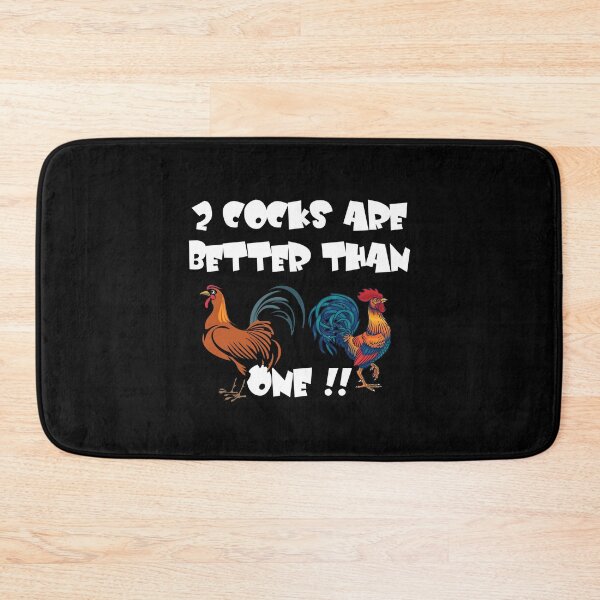 Item preview, 2 COCKS are Better Than One  designed and sold by BitcoinBros.