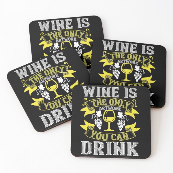 Item preview, Wine Is The Only Artwork You Can Drink  designed and sold by GoodVibeDesign.
