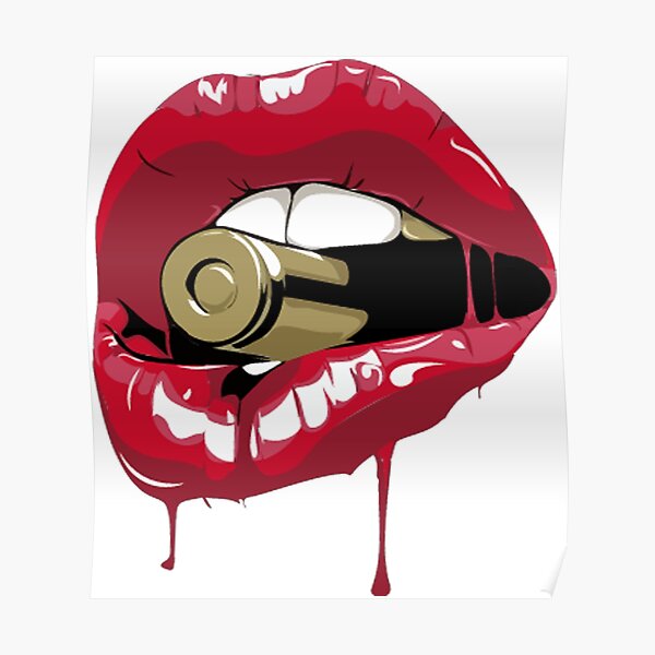 Drip Sexy Lips Posters | Redbubble