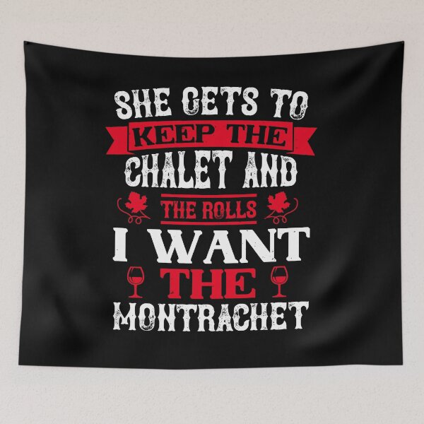 Item preview, She Gets To Keep The Chalet And The Rolls  designed and sold by GoodVibeDesign.