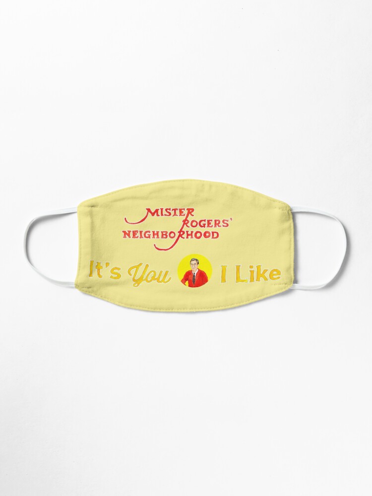 Download Mr Rogers Neighborhood It 39 S You I Like Light Yellow Mask By 7878anti Redbubble PSD Mockup Templates