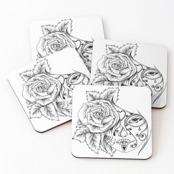 Item preview, Women With a Rose art designed and sold by JTS STORE.