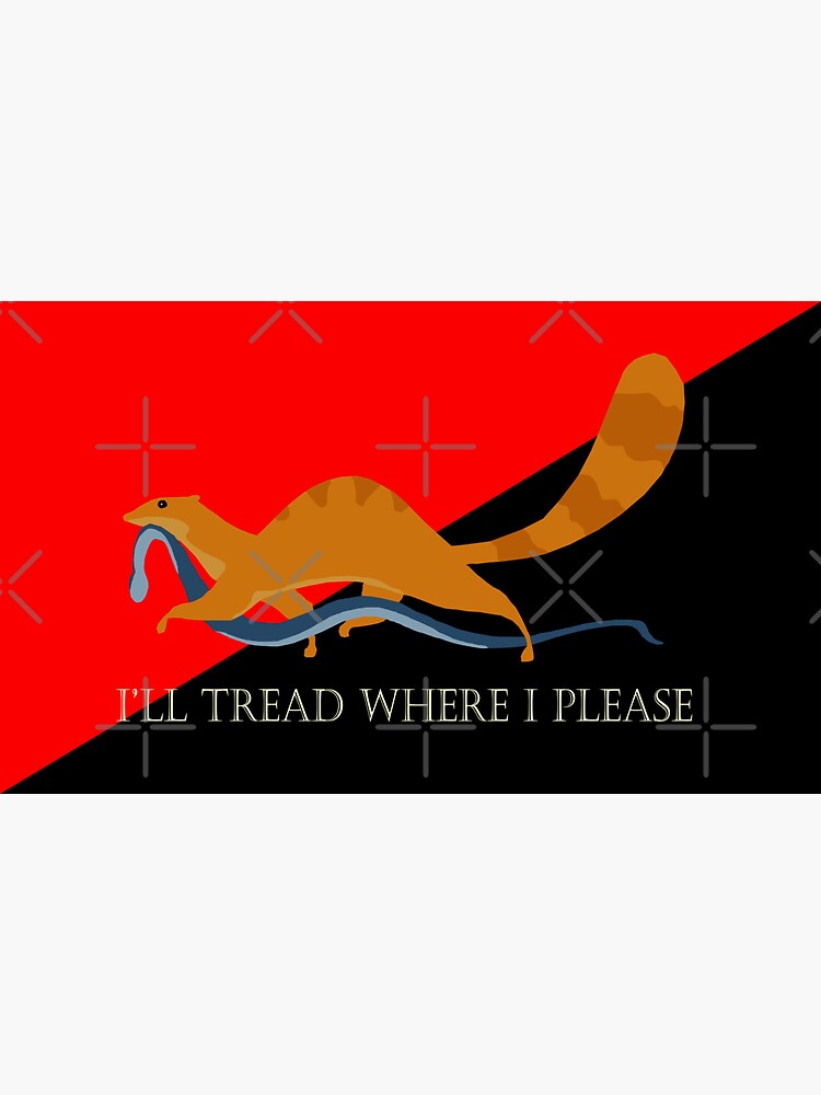 Thumbnail 3 von 3, Sticker, Ich werde treten, wo ich will designt und verkauft von RussianImport.