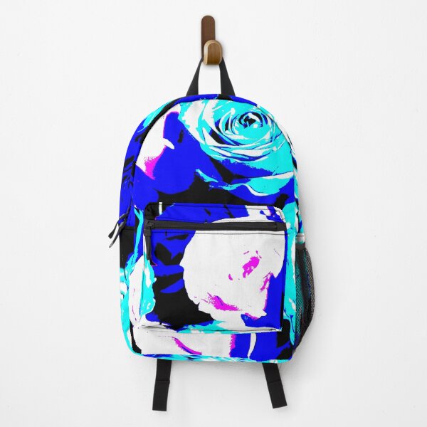 Item preview, Lovely Roses Neon Teal, Pink and Sapphire designed and sold by IgniteWithin.