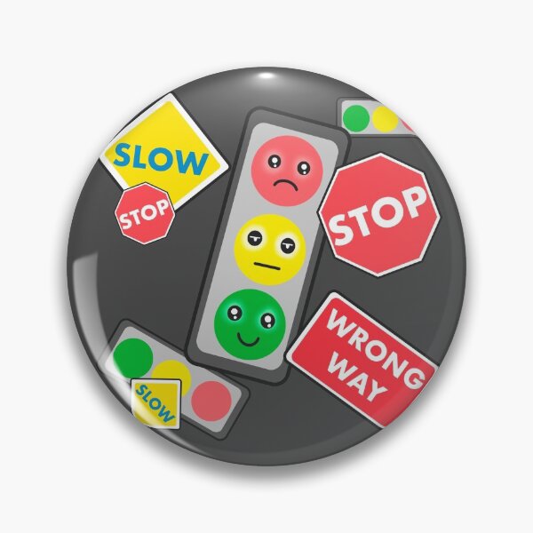 Item preview, Traffic Signs, Traffic light, stop, wrong way, slow designed and sold by Aerithcloud01.