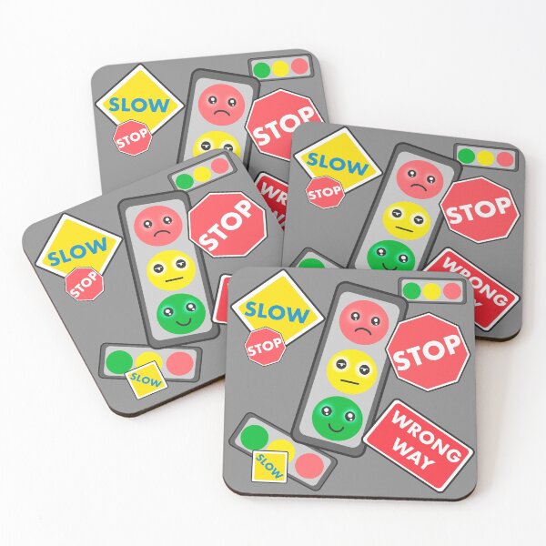 Item preview, Traffic Signs, Traffic light, stop, wrong way, slow designed and sold by Aerithcloud01.