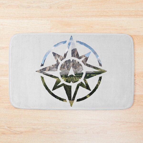 Item preview, Compass Silhouette | Mountain Forest Landscape designed and sold by CarlosAlberto.