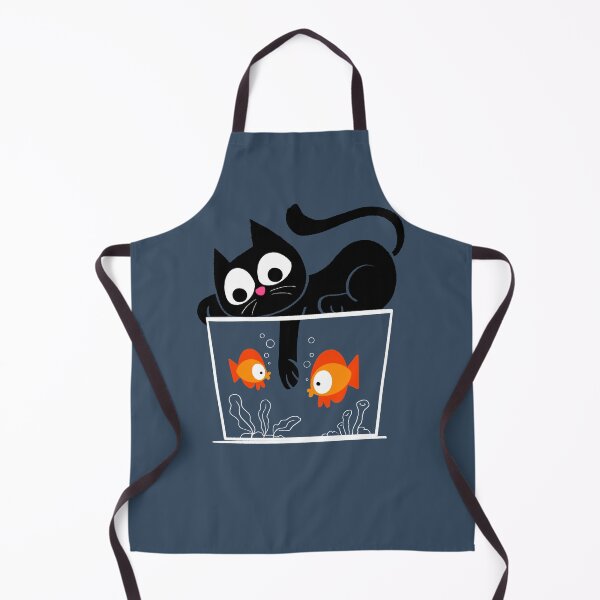Item preview, Funny Cute Cat Aquarium Swimming Fish Tank Playing Gift designed and sold by Teeleo.