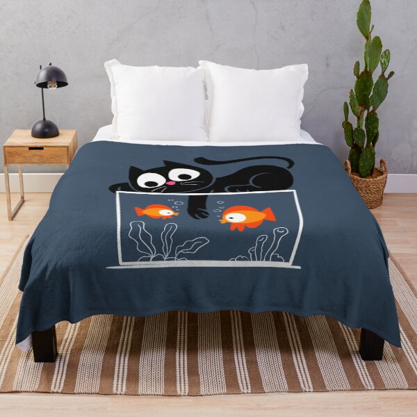 Item preview, Funny Cute Cat Aquarium Swimming Fish Tank Playing Gift designed and sold by Teeleo.