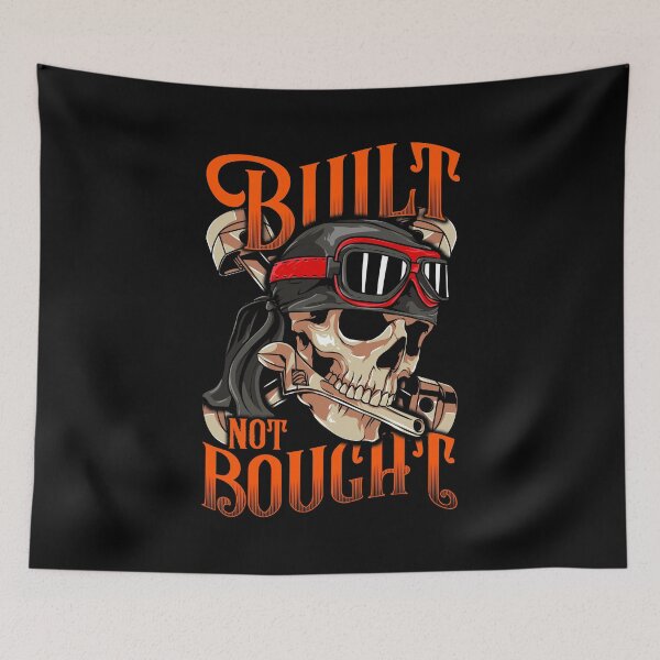 Item preview, Funny Built Not Bought Car & Motorcycle Mechanic designed and sold by perfectpresents.