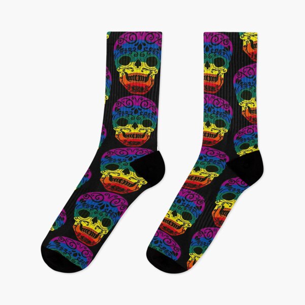 Item preview, Rainbow Sugar Skull designed and sold by Seymour  Art.