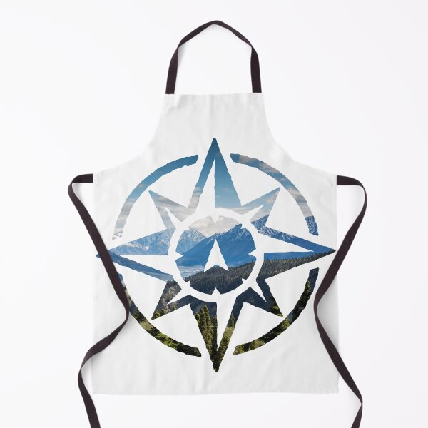 Item preview, Compass Silhouette | Mountain Forest & Lake Landscape designed and sold by CarlosAlberto.