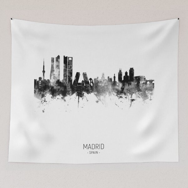 Item preview, Madrid Spain Skyline designed and sold by ArtPrints.