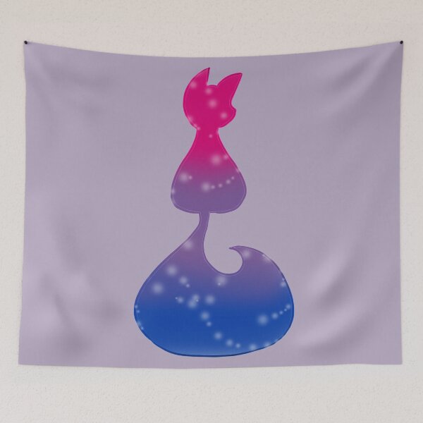 Item preview, Galaxy Fox Bi designed and sold by hufflpuffalchem.